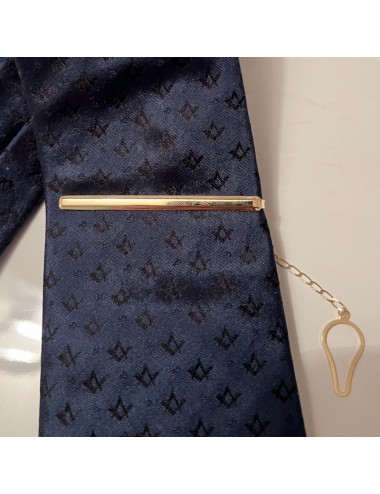 Fermacravatte in oro giallo