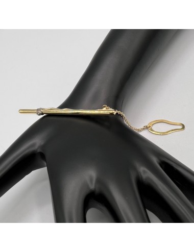 Fermacravatte in oro giallo...