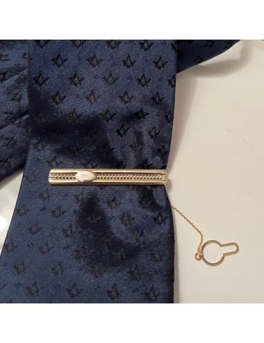 Fermacravatte in oro giallo