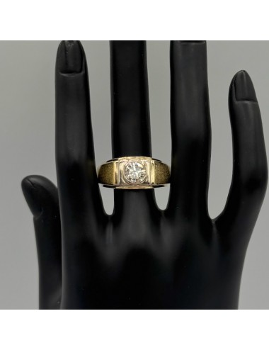 Anello in oro giallo e...