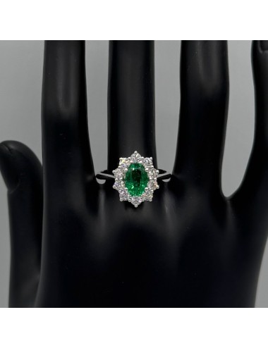 Anello in oro bianco con...