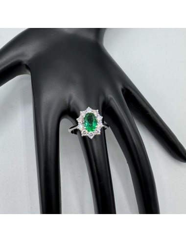 Anello in oro bianco con...