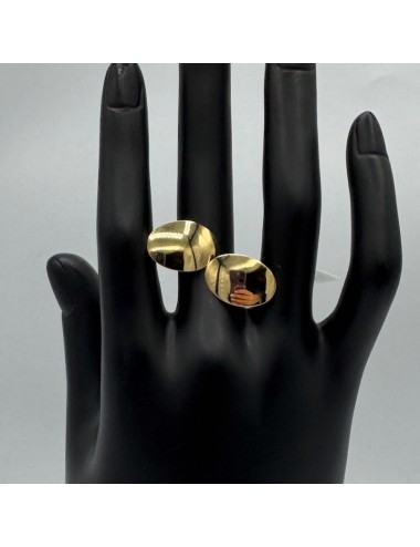 Gemelli ovali in oro giallo