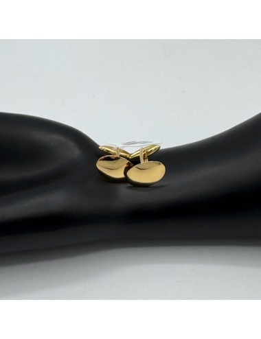 Gemelli ovali in oro giallo