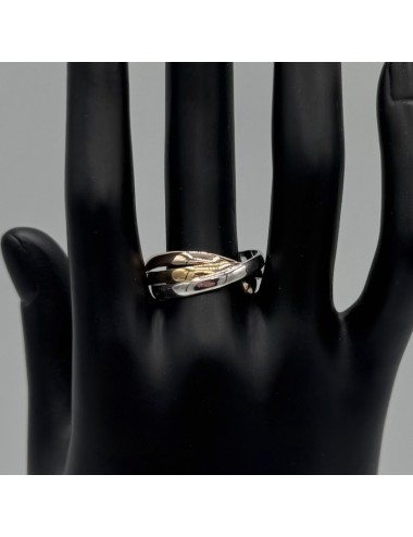 Anello a 3 ori intrecciato