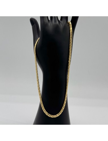 Catena piatta in oro giallo