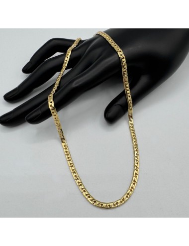 Catena piatta in oro giallo