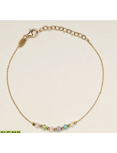 BRACCIALE DORATO CRYSTALS