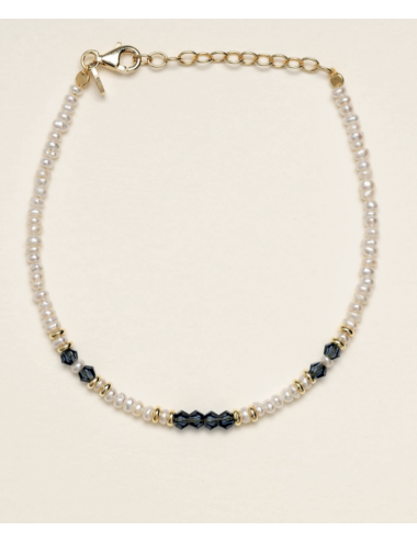 BRACCIALE PERLE E CRISTALLI