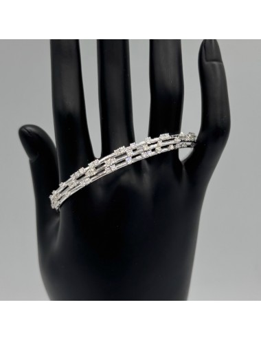 Bracciale in oro bianco e...