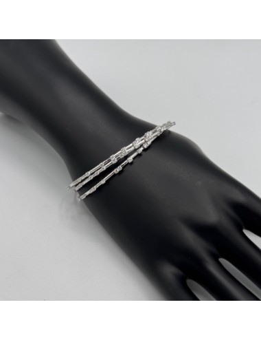 Bracciale in oro bianco e...