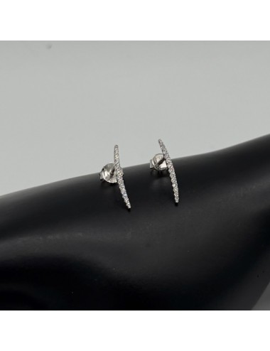 Orecchini in oro bianco e...