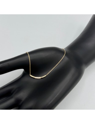 Girocollino in oro giallo e...