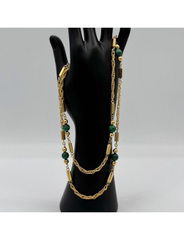 Collana lunga in oro giallo...