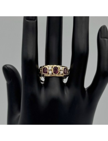 Anello in oro bianco e...