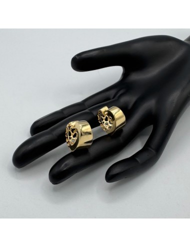 Orecchini a lobo in oro giallo