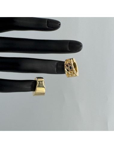 Orecchini a lobo in oro giallo