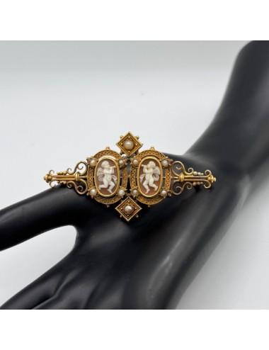 Spilla antica con Perle e...