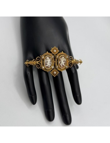 Spilla antica con Perle e...