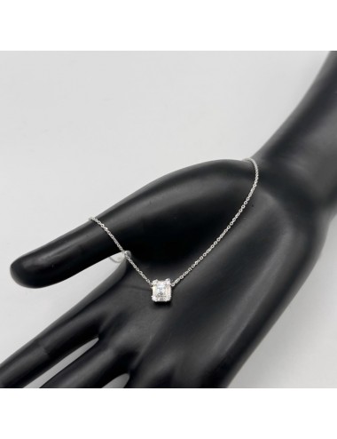 Girocollino in oro bianco e...