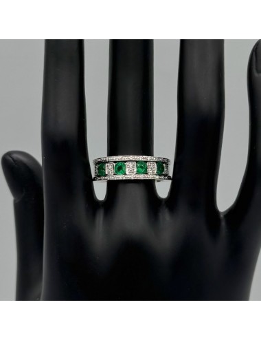 Fedina in oro bianco con...