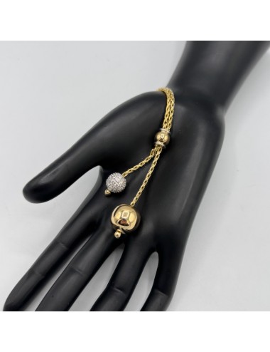 Saliscendi in oro giallo e...