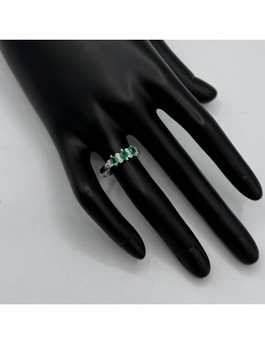 Trilogy in oro bianco con...