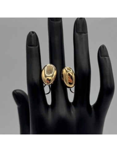 Orecchini a lobo in oro giallo