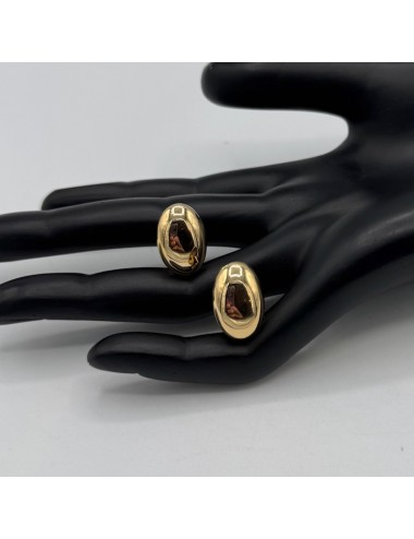 Orecchini a lobo in oro giallo