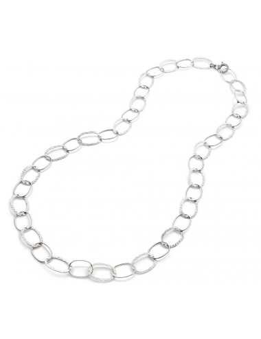 collana maglia ovale alternata