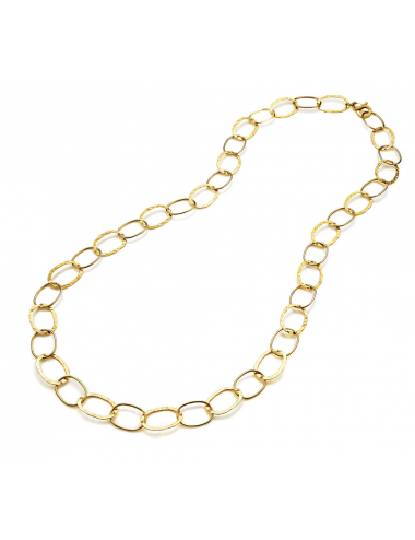 collana maglia ovale alternata