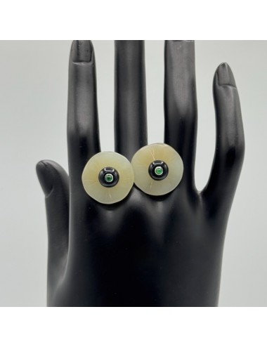 Gemelli in oro bianco con...