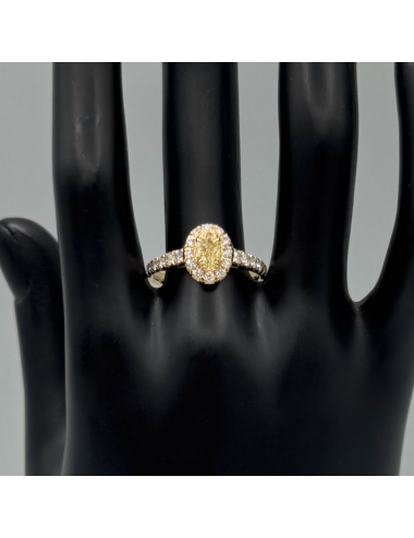 Anello in oro giallo con...