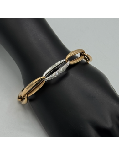 Bracciale in oro rosa e...