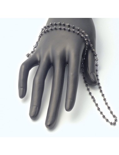 Collana in Diamanti neri di nostra produzione