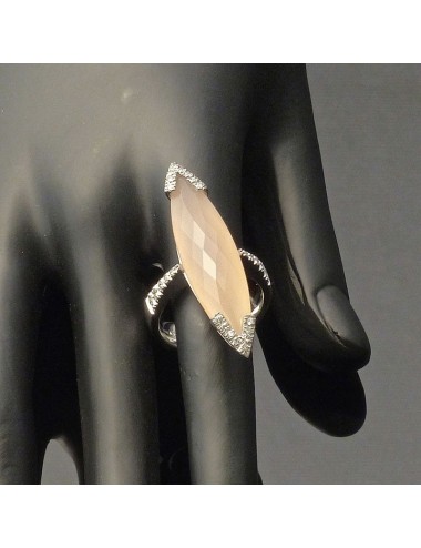 Anello Roberto Coin con Quarzo rosa e Brillanti