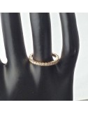 Eternity in oro rosa con Diamanti bianchi taglio Brillante