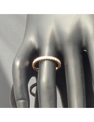 Eternity in oro rosa con Diamanti bianchi taglio Brillante