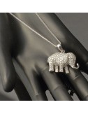 Girocollo con Elefante in Brillanti