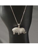 Girocollo con Elefante in Brillanti