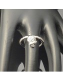 Anello in oro bianco e campanella con Brillanti