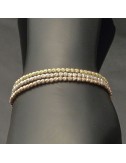Bracciali in oro lavorazione sfaccettata diamantata