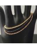 Bracciali in oro lavorazione sfaccettata diamantata