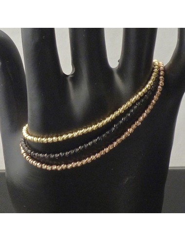 Bracciali in oro lavorazione sfaccettata diamantata