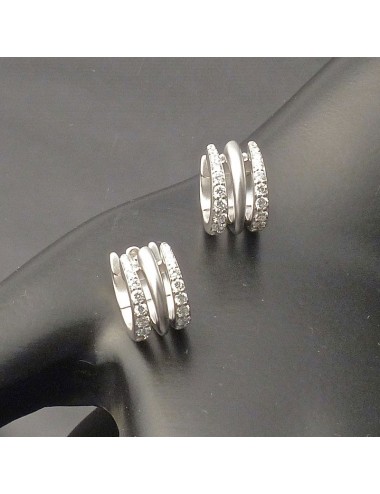 Orecchini in oro bianco e Brillanti