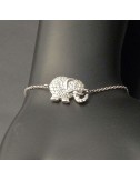 Bracciale con elefante in brillanti