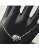 Bracciale con elefante in brillanti
