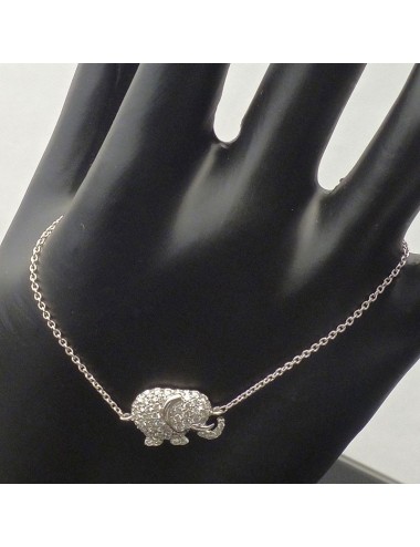 Bracciale con elefante in brillanti