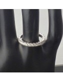 Eternity in oro bianco con Diamanti taglio Brillante