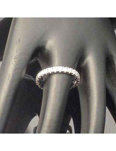 Eternity in oro bianco con Diamanti taglio Brillante